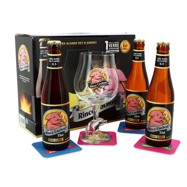 3291820012190 - Rince Cochon - Coffret bière blonde 8.5°