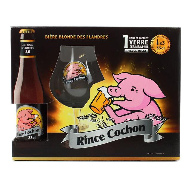 3291820012190 - Rince Cochon - Coffret bière blonde 8.5°