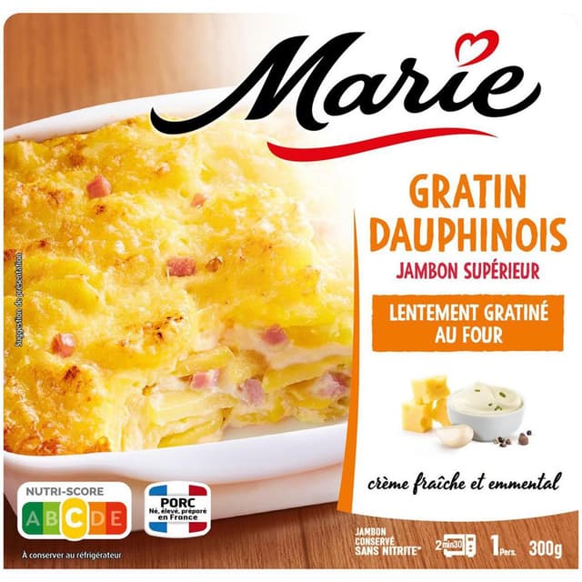 3248830242390 - Marie - Gratin Dauphinois au Jambon