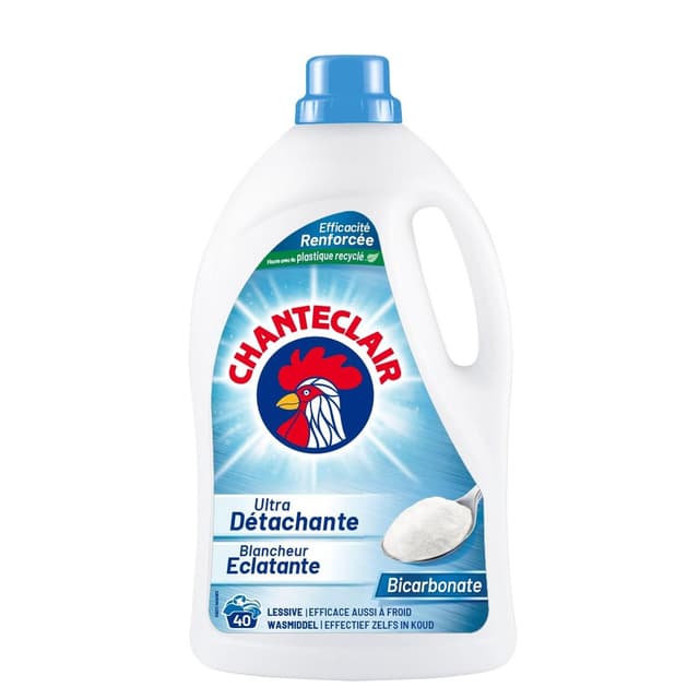 8015194532390 - Chanteclair - Lessive Liquide Ultra Détachante Blancheur Éclatante Bicarbonate