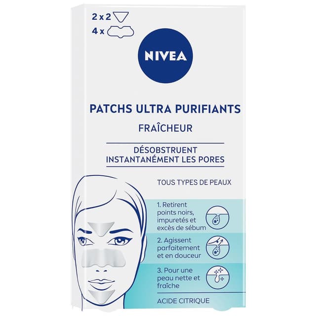 4005900672490 - Nivea - Patchs Purifiants Visage Anti-points Noirs