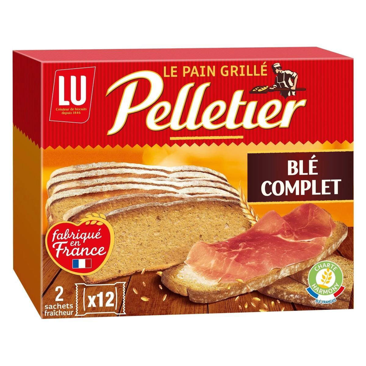3017760542890 - Pelletier - Pain grillé au blé complet