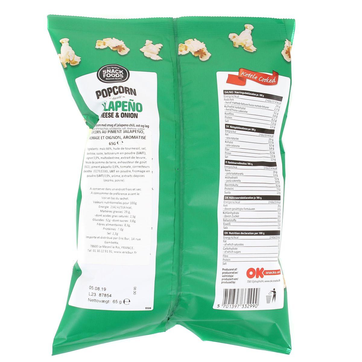 5701397332990 - Snack Foods - Popcorn Jalapeno cheese 