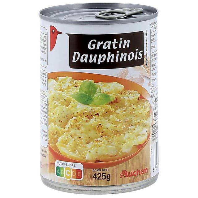 3254560023390 - Auchan - Gratin Dauphinois 