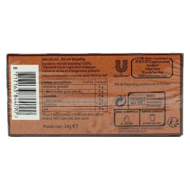 8717163844090 - Lipton - Darjeeling bio