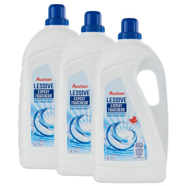 2050000407390 - Auchan - Lessive liquide Expert Fraicheur Bleu intense