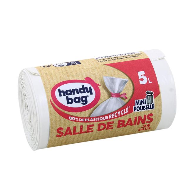 4008871217790 - Handy Bag - Sacs poubelle 5L à liens - Salle de bains