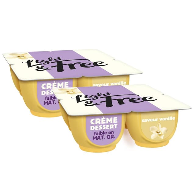 2050000377990 - Light&Free - Crème dessert Vanille