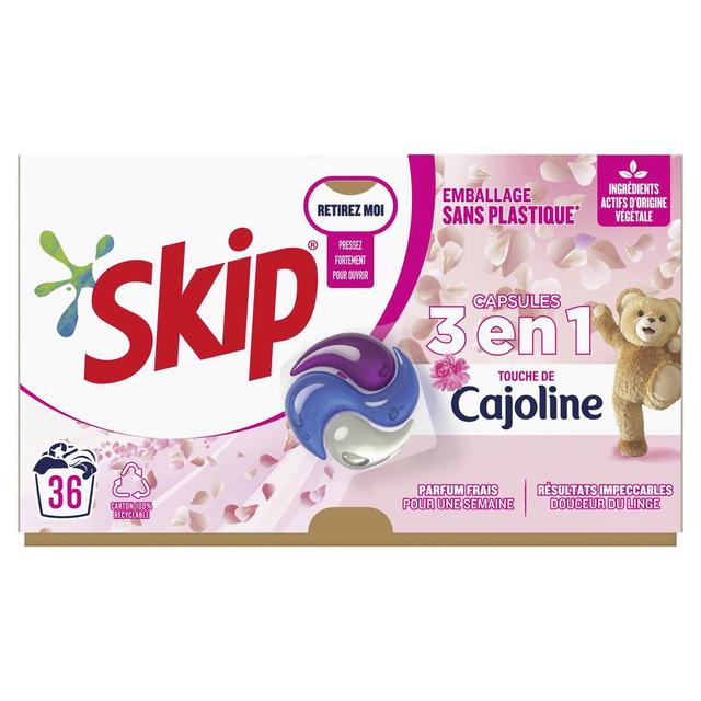 8720181248290 - Skip - Lessive Capsule 3 en1 Touche de Cajoline