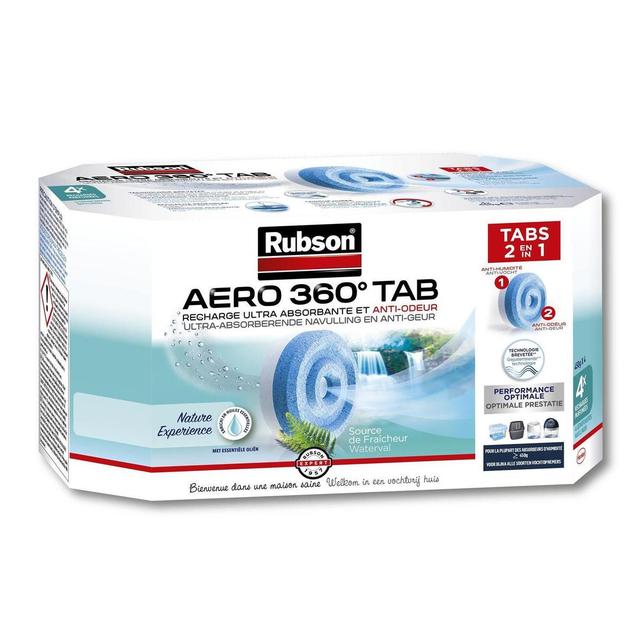 3178041318990 - Rubson - Absorbeur d'humidité- Recharge aéro 360 nature experience source de fraîcheur