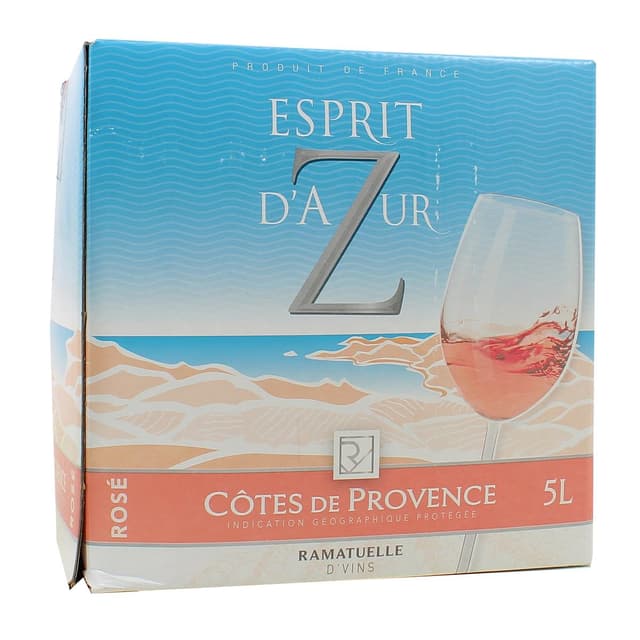3770000000191 - Côtes de Provence rosé AOP - Esprit d'aZur 12.5°