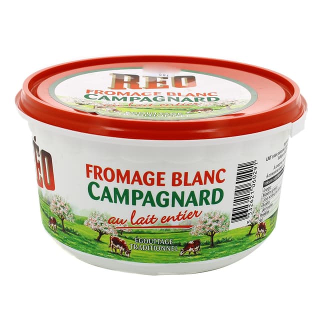 Livraison à domicile Réo Fromage blanc campagnard au lait entier, 1kg — free download