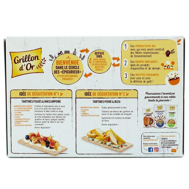 3421557401091 - Grillon Or - Tartines Ki'kroc Sarrasin sans gluten BIO