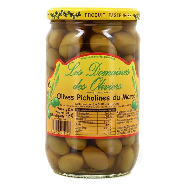 3025050101191 - Les Domaines des Oliviers - Olives Vertes Picholines du Maroc