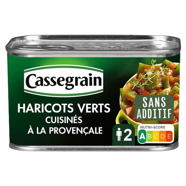 3083681011791 - Cassegrain - Haricots verts plats cuisinés à la provençale