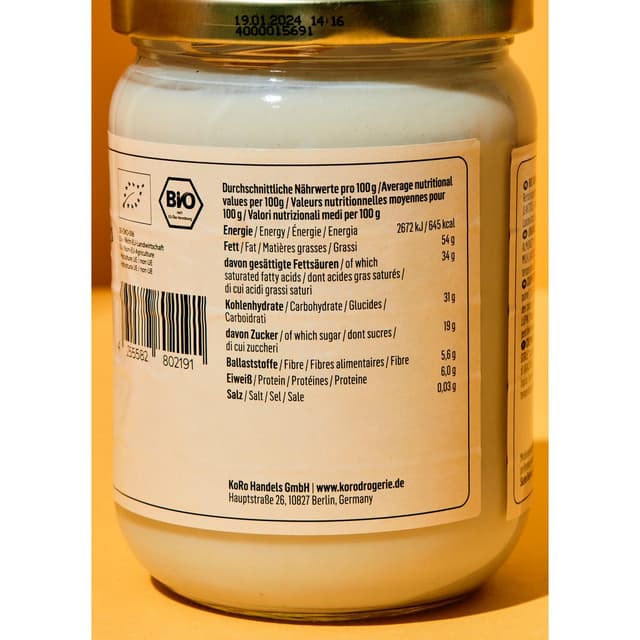 4255582802191 - Koro - Crème d'amandes à la coco bio