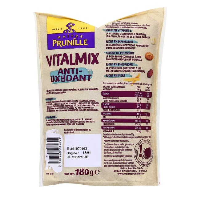 3502490234691 - Maitre Prunille - Vitalmix Anti-Oxydant