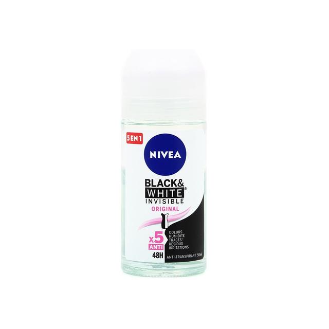 4005900034991 - Nivea - Déodorant bille 48h Invisible for black & white 