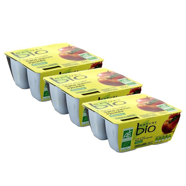 2050000305191 - Nature Bio - Purée de pomme bio sans sucres ajoutés
