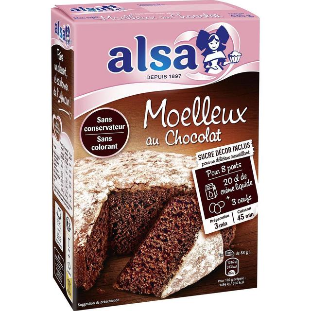 3027030015191 - Alsa - Préparation gâteau moelleux chocolat