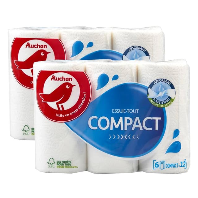 2050000415791 - Auchan - Essuie-Tout compact