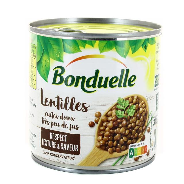 3083681085891 - Bonduelle - Lentilles Cuites Vapeur dans très peu de jus