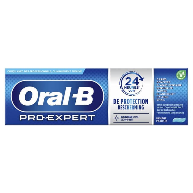 8001090576491 - Oral B - Dentifrice Pro-Expert Blancheur Saine 