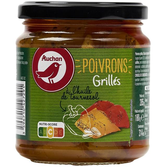 3596710427291 - Auchan - Poivrons grillés en bocal