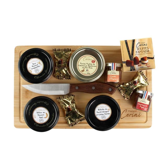 3663154008291 - Cerini - Corbeille Planche Apero