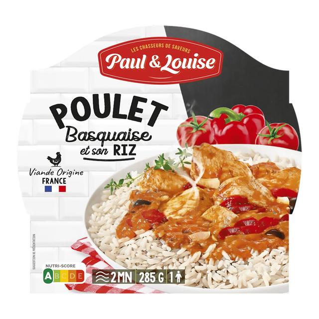 3379670008591 - Paul & Louise - Poulet Basquaise et Riz micro-ondes
