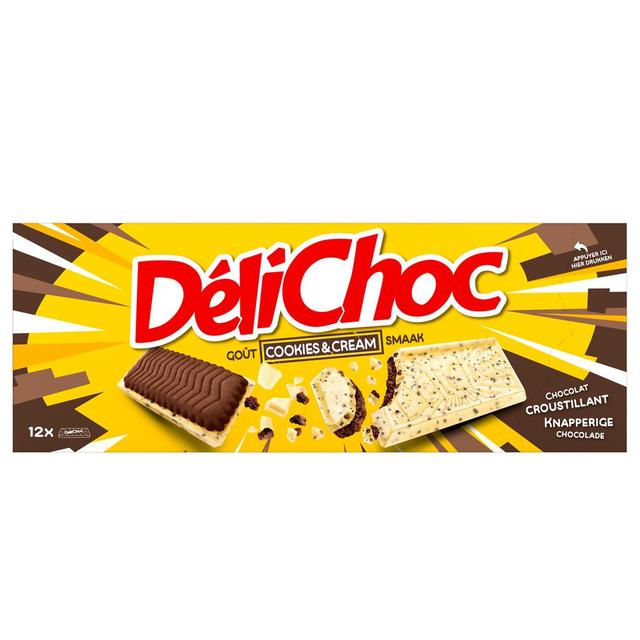 3116430219091 - Delichoc - Biscuit cookie et cream x12 