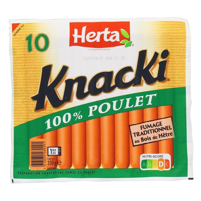 7613035289291 - Herta - Knacki Saucisses 100 % Poulet