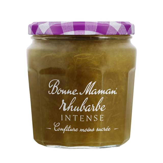 3608580959991 - Bonne Maman - Confiture de rhubarbe intense allégée en sucres 