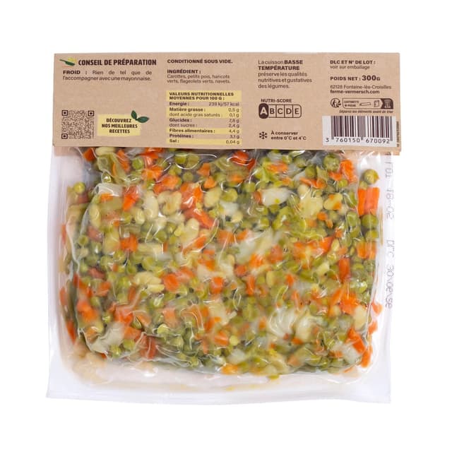 3760150670092 - Ferme Vermersch - Macédoine de légumes Cuite