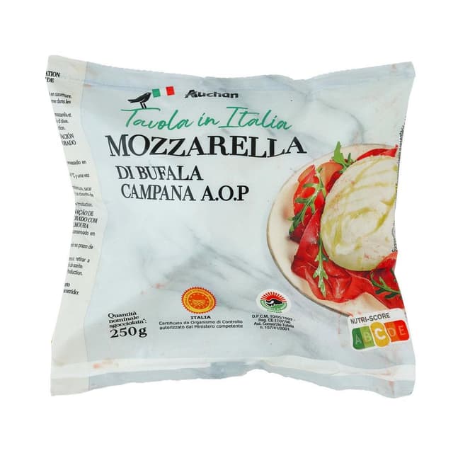 3596710470792 - Auchan Tavola In Italia - Mozzarella di Bufala Campana A.O.P.