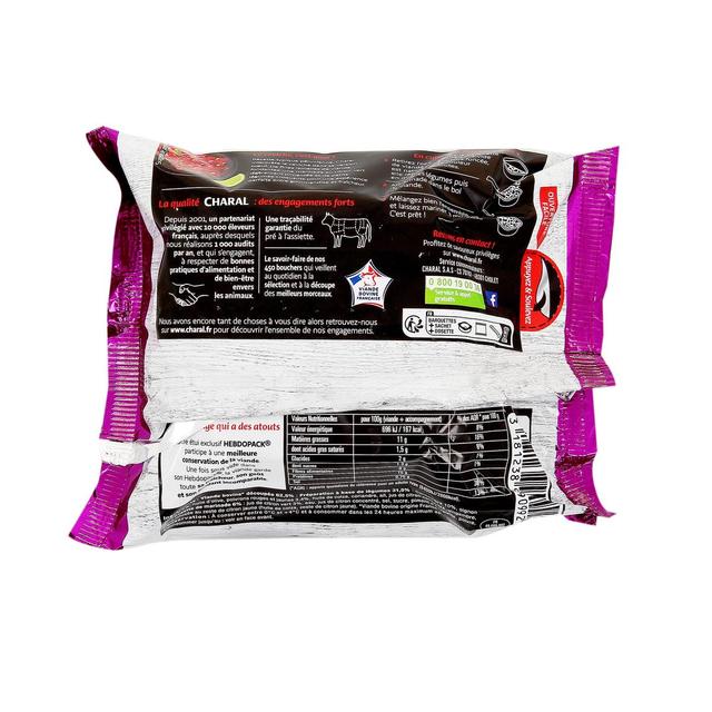 3181238990992 - Charal - Ceviche de Boeuf, Marinade Citron Vert & Légumes Croquants