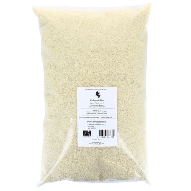 3760103144892 - Autour Du Riz - Riz Basmati Blanc bio cuisson 12 minutes