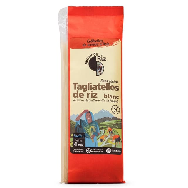 3760275575692 - Autour Du Riz - Tagliatelles de riz blanc Bio sans gluten