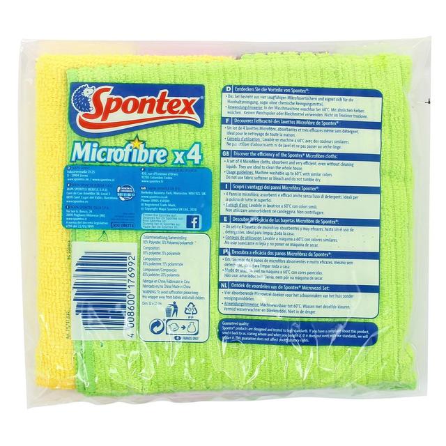 4008600176992 - Spontex - Lavette microfibre