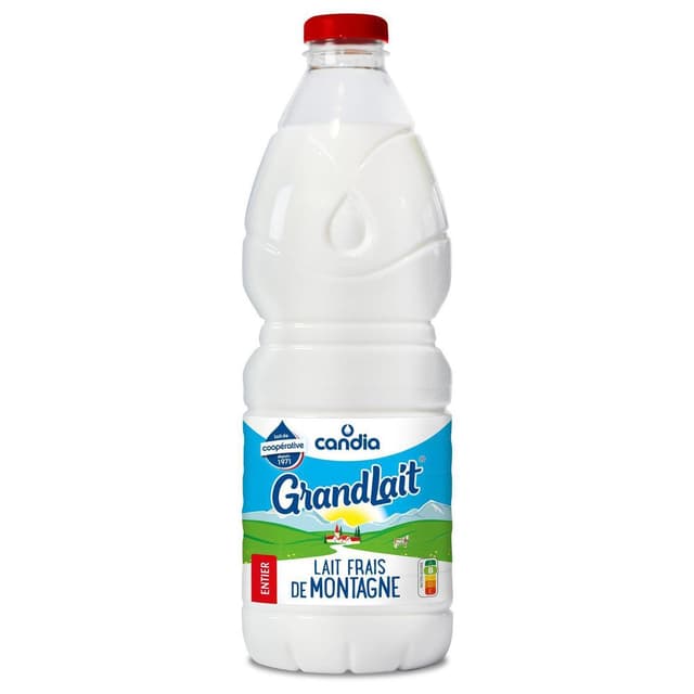 3533630097692 - Candia - Lait frais de montagne entier Grandlait
