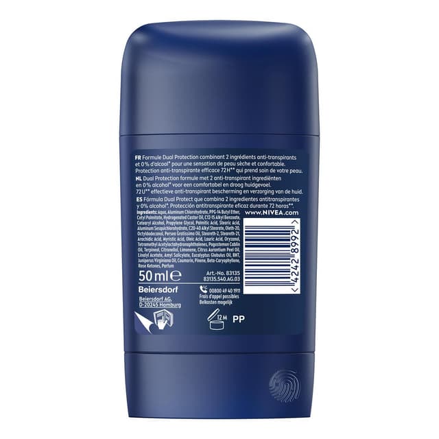 0000042428992 - Nivea Men - Déodorant Stick homme dry impact 72h