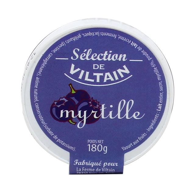 3760074380893 - Ferme de Viltain - Yaourt Lait Entier Myrtille