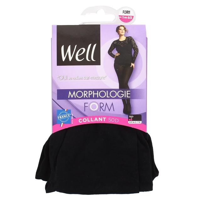 3174550801893 - Well - Collant Morphologie Form Opaque 50D Noir -1,65m