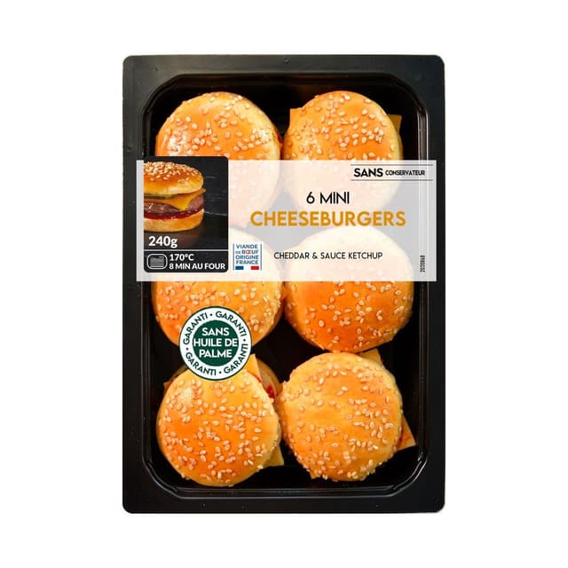 3700009273593 - Mix Buffet - Mini cheeseburgers bœuf charolais
