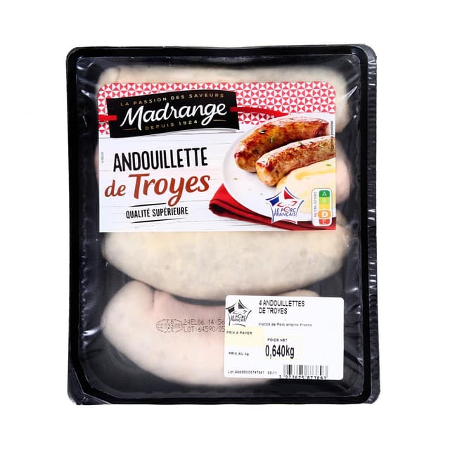 3273625873893 - Madrange - Andouillette de Troyes à Griller