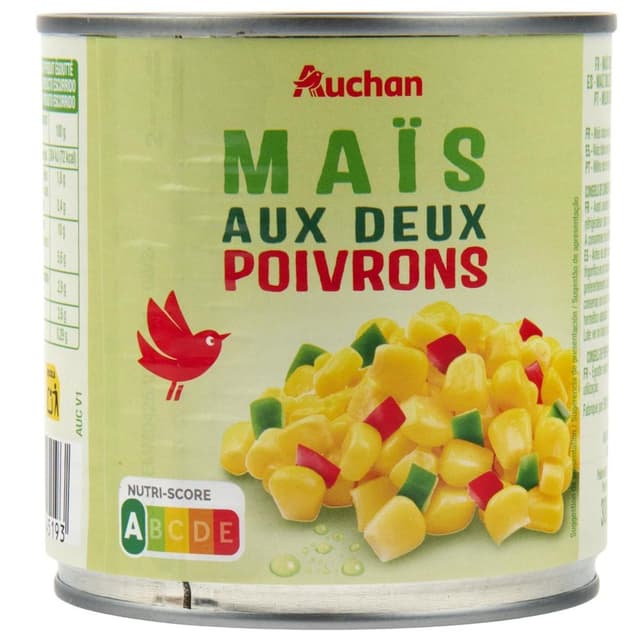 3596710545193 - Auchan - Maïs aux 2 Poivrons