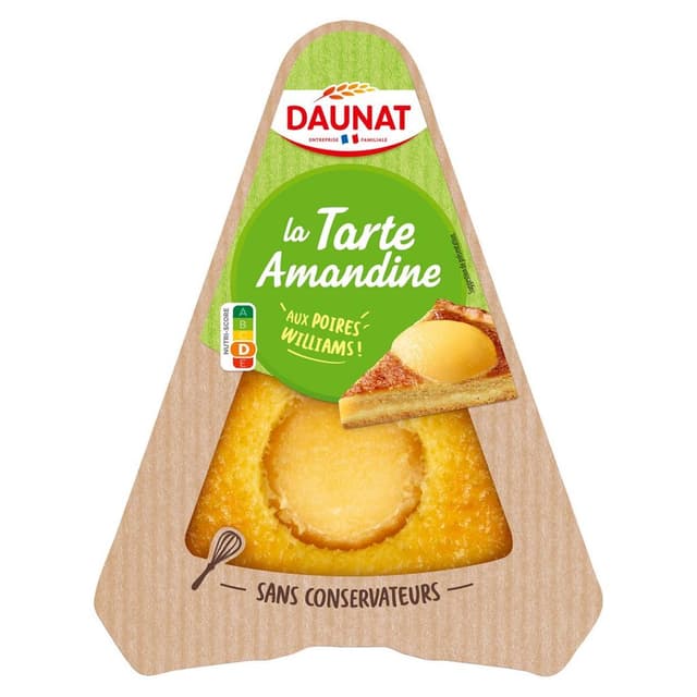 3367651006193 - DAUNAT - Tarte amandine aux poires