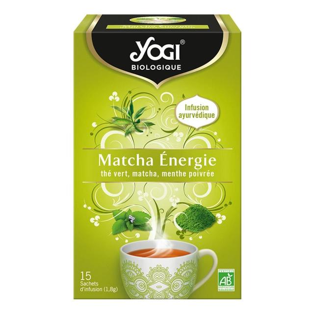 4012824406193 - Yogi - Infusion Thé Vert Matcha Energie Bio - 15 sachets