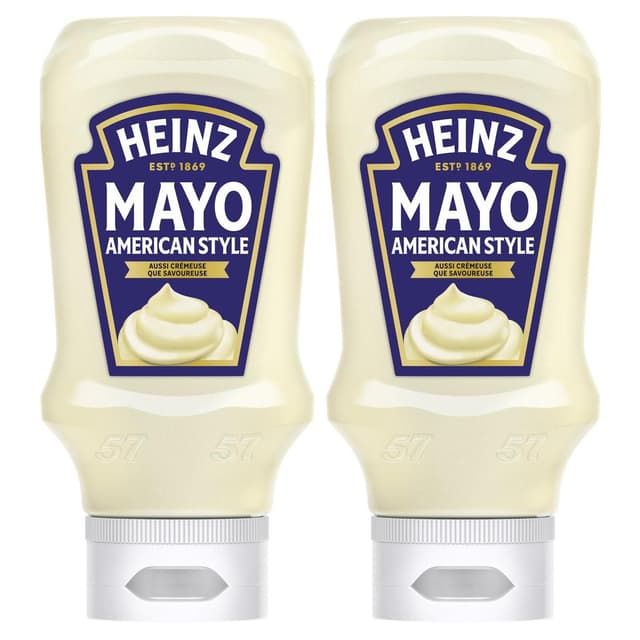 0000087157857 - Heinz - Mayonnaise American Style en Flacon Souple Squeeze Top Down
