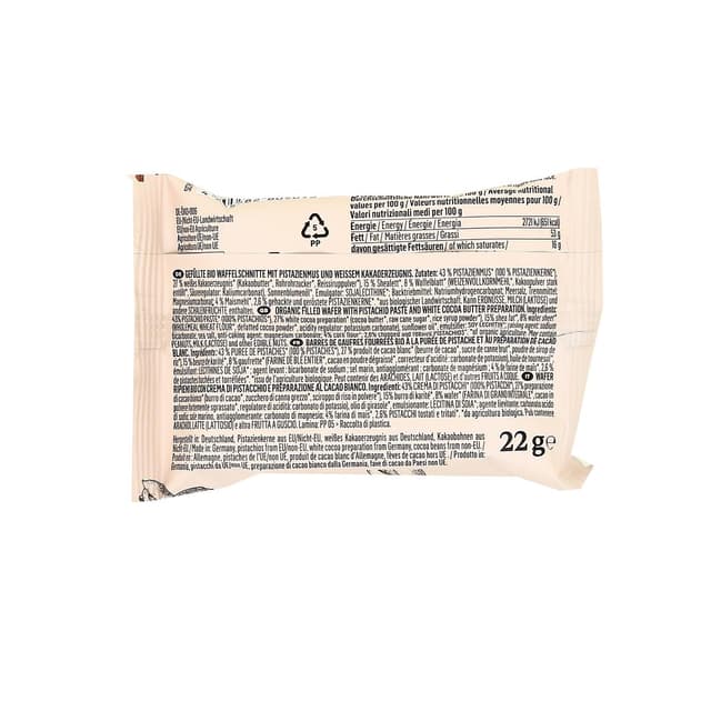 4255582809893 - Koro - Gaufrettes fourrées à la pistache bio